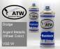 Preview: Dodge, Argent Metallic (Wheel Color), VSE-W: 400ml Sprühdose + 400ml Klarlack - Set, von ATW Autoteile West.